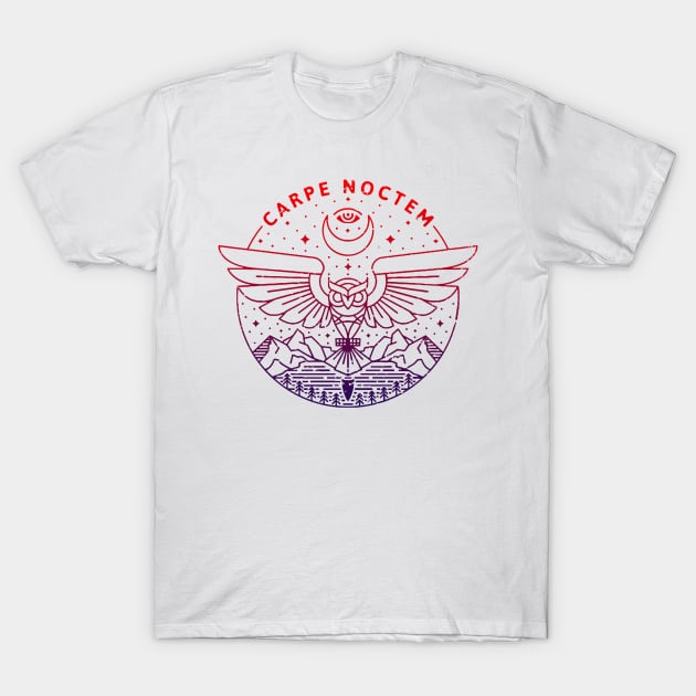 Carpe Noctem T-Shirt by mauramadhan